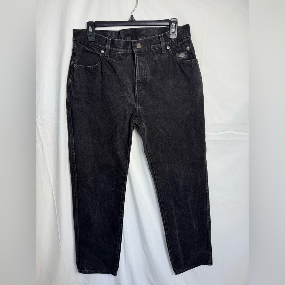 Harley Davidson 8R Black Vintage Straight Leg Jeans